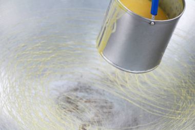 Şekerli tatlı Güney Tay Asya tarzı (Khanom La yapma)