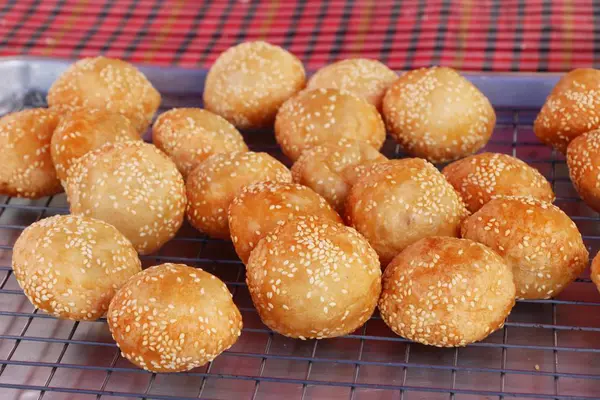 Sladké bramborové hranolky Asie styl je vynikající — Stock fotografie