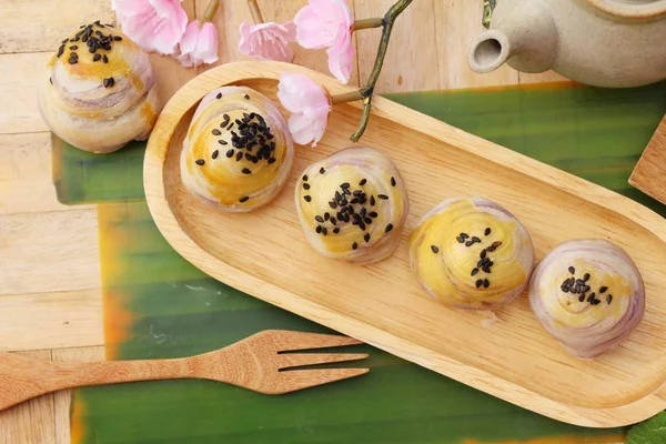 Festival moon pasta, Çin tatlı ve sıcak çay