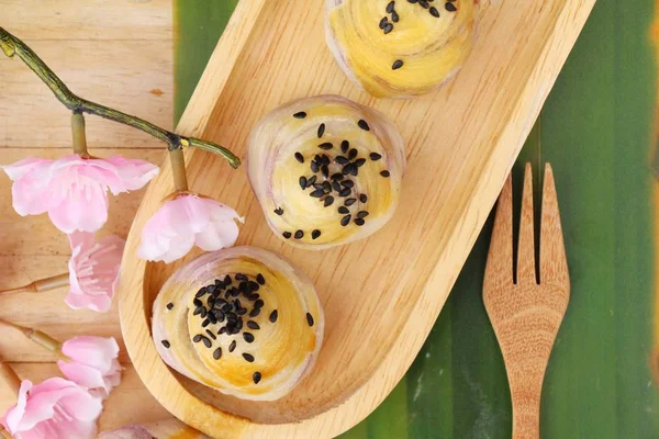 Festival moon pasta, Çin tatlı ve sıcak çay