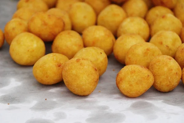 Batatas fritas estilo asiático é delicioso — Fotografia de Stock