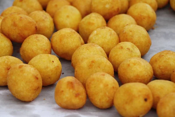 Batatas fritas estilo asiático é delicioso — Fotografia de Stock