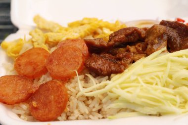 Karides hamur kızarmış pilav lezzetlidir