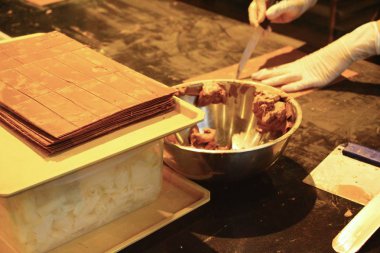 Yapmak için çikolata tatlı, lezzetli