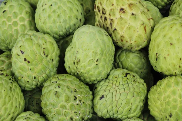 Maçã de açúcar é delicioso no mercado — Fotografia de Stock