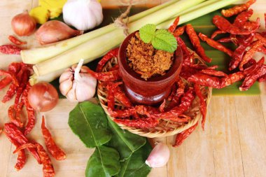 Chili Yapıştır acılı baharatlarla lezzetlidir