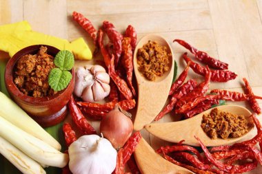 Chili Yapıştır acılı baharatlarla lezzetlidir