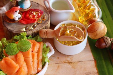 Balık yağı kapsül ile sağlık için