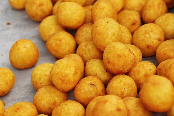 Batatas fritas estilo asiático é delicioso — Fotografia de Stock