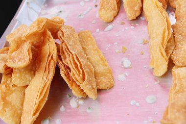 Gevrek roti sokak gıda lezzetlidir