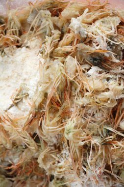 Lezzetli kızarmış karides çene yapıyor