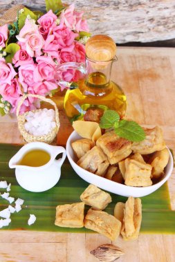 Yemek için domuz eti ile domuz yağı