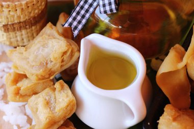 Yemek için domuz eti ile domuz yağı