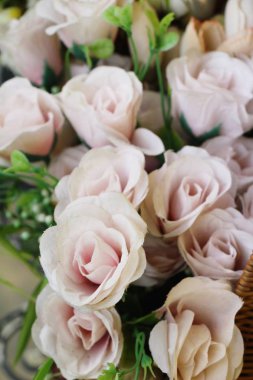 Yapay çiçek güzel vintage güller