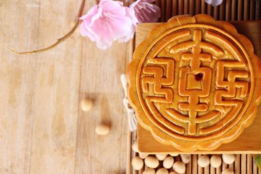 Festival moon pasta - Çin kek ve çay