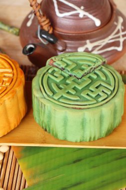 Festival moon pasta - Çin kek ve çay