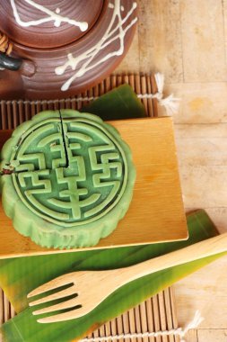 Festival moon pasta - Çin kek ve çay