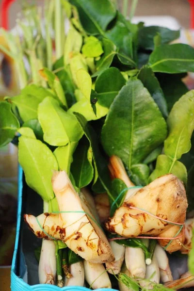 Conjunto de legumes para sopa picante no mercado — Fotografia de Stock