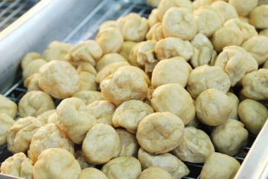 Kızarmış köfte sokak gıda lezzetli 