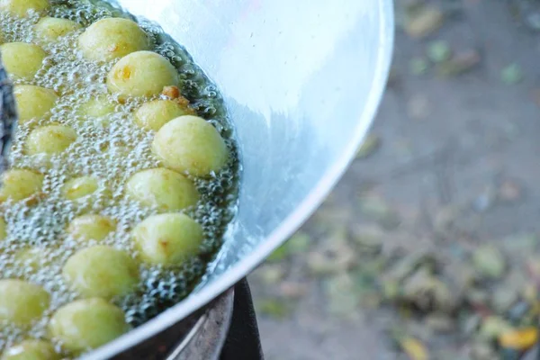 Tatlı patates kızartması Asya tarzı lezzetli — Stok fotoğraf