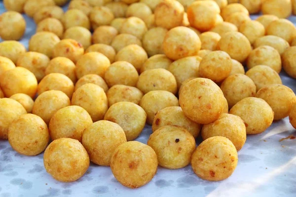 Patate dolci fritte in stile asiatico è delizioso — Foto Stock