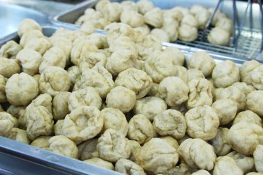 Kızarmış köfte sokak gıda lezzetli