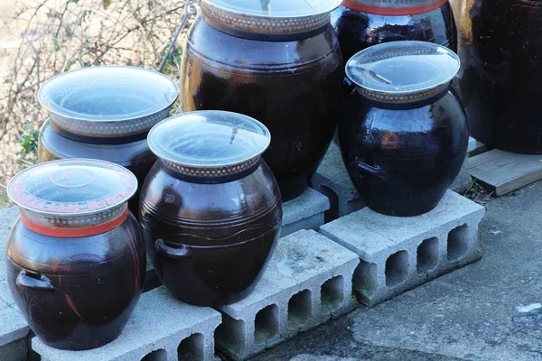 韩国陶瓷陶器传统 — 图库照片