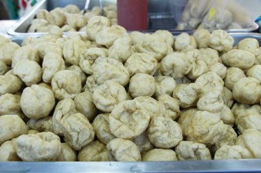 Kızarmış köfte sokak gıda lezzetli