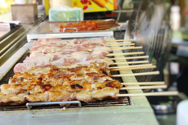 Pollo asado con salsa picante coreana delicioso —  Fotos de Stock