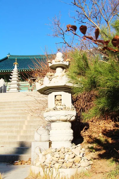 Naksansa tempel med naturen i Sydkorea — Stockfoto