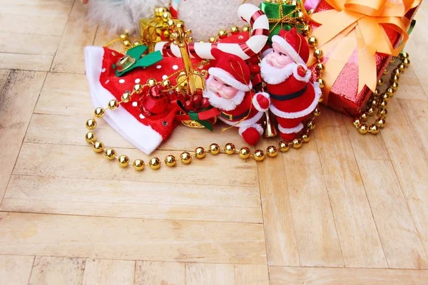 Celebra la decoración navideña con malvavisco rosa dulce —  Fotos de Stock
