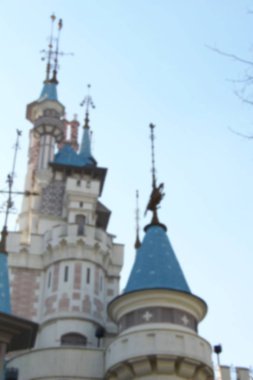 Güney Kore'de bulanık binalar