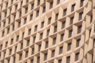 Güney Kore'de bulanık binalar