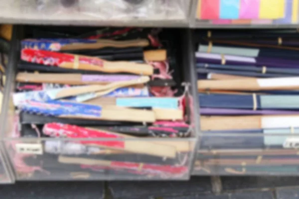 Tienda borrosa en la calle en Corea del Sur — Foto de Stock