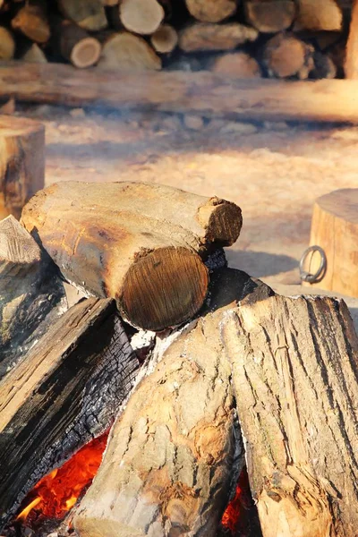 Timber for firewood — Stock Photo, Image