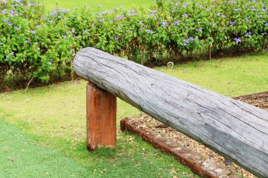 Bahçe vintage tarzı ahşap sandalye