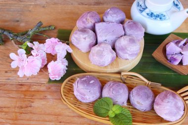 Festival moon pasta - Çin kek ve çay