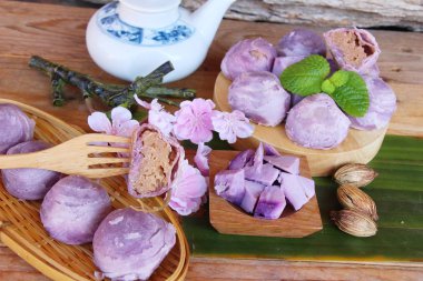 Festival moon pasta - Çin kek ve çay