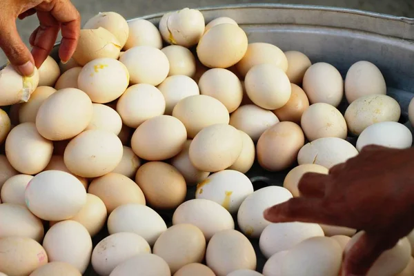 Steamed eggs is delicious in street food