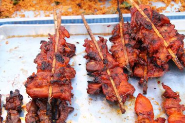 Izgara tavuk içinde belgili tanımlık çarşı lezzetlidir