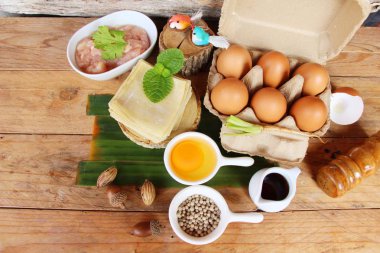 Şal domuz eti köfte yemek için lezzetli