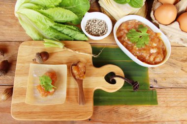 Şal domuz eti köfte yemek için lezzetli