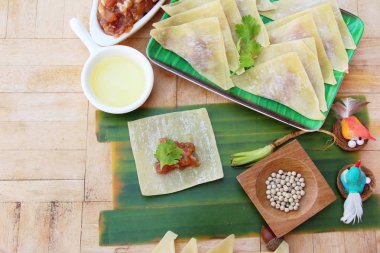 Şal domuz eti köfte yemek için lezzetli