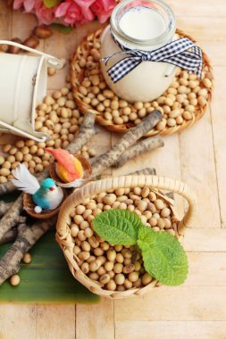 Soya Fasulye sütü soya tohumu ile lezzetlidir 