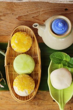 Festival moon pasta - Çin kek ve çay