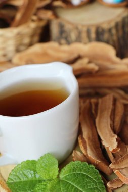 Reishi mantar çayı - Ganoderma Lucidium sağlık için