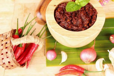 Chili Yapıştır acılı baharatlarla lezzetlidir