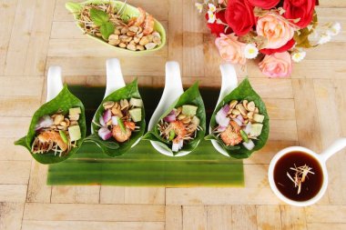 Miang Kham - Yaprak Sarma meze lezzetlidir