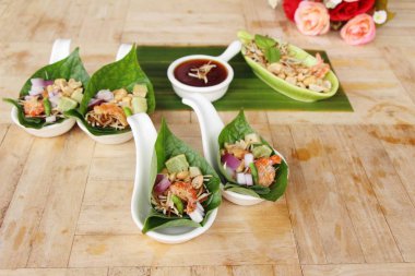 Miang Kham - Yaprak Sarma meze lezzetlidir