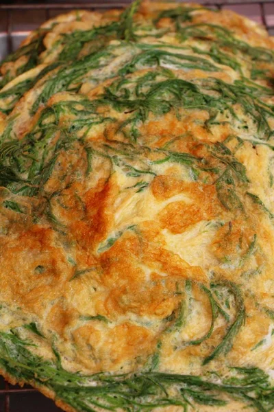 Fried akasya pennata omlet lezzetli Market